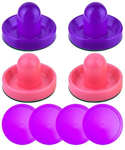 MISUVRSE Air Hockey Pusher Und Air Hockey Pucks Austausch Für Spieltische Great Tor Paddel Ersatzspielzeugset