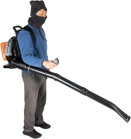 Soffiatore posteriore a benzina, a 2 tempi, 3,6 CV, per gonfiare foglie, sabbia ghiaia