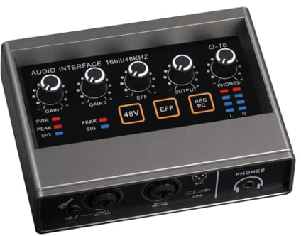 Professional Recording Sound Card High Definition Sound Output