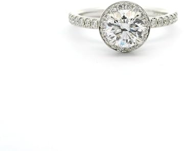 Generisch Eleganter Verlobungsring mit Lab Grown Diamant, 585er Weißgold, 1,64 Karat Brillanten, VVS/TW Qualität