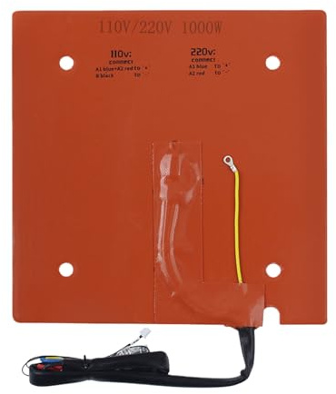 Tapis chauffant en silicone à réponse rapide S1C pour imprimante - Pièce thermique uniforme - Conductivité globale - Remplacement du lit chauffant en silicone