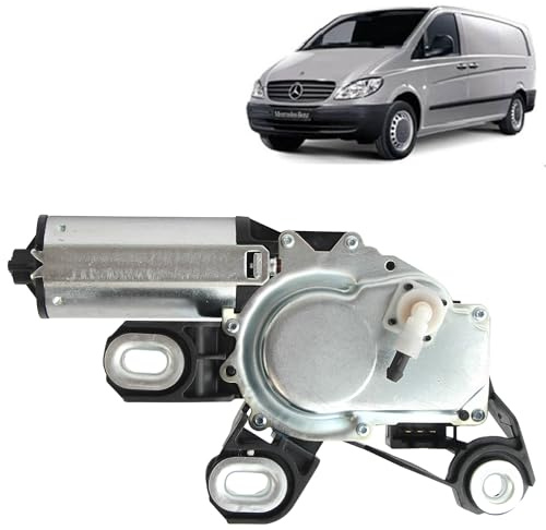 Motor limpiaparabrisas trasero compatible para Mercedes Vito y Viano (W639) (2003-2014) 6398200408, 639 820 0408, 639 820 04 08