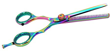 Professional Hairdressing Hair Thinning Scissor Barber Hairdresser Beautician Hair Salon Scissors (Titanium Thinning 5.5)