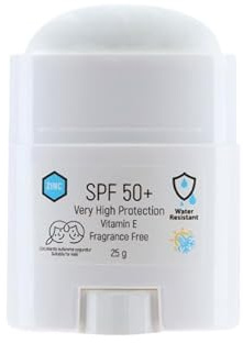 Bılge Ozturk Sun Cream Stick SPF 50, formulé pour éclaircir la peau, éliminer l'acné et les imperfections, hydratant, végétalien, écran solaire longue durée, utilisation facile, idéal pour les surfeur