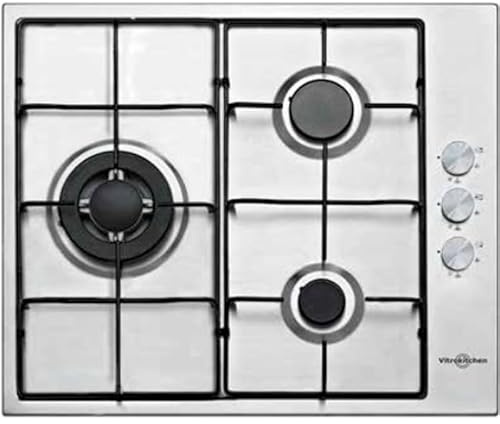 Placa Gas VITROKITCHEN EN630LIB Butano Inox 3f