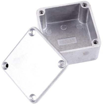 ifundom 3stücke Aluminium Gitarren Effekt Pedal Gehäuse Druckguss Box Für Effekte Polierte Oberfläche Einfache Installation Inkl Schrauben