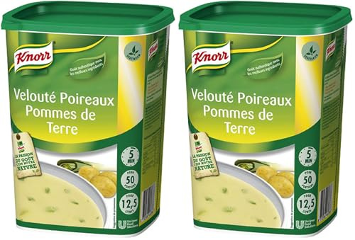 Knorr Professional Knorr Velouté Poireaux & Pomme de Terre 815g 50 portions (Lot de 2)