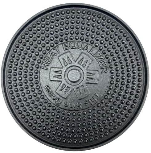 Heat Equalizer-9.25 inch Cast Iron Heat Diffuser Plate for Gas & Electric Stoves | Even Heat Distribution & Simmer Plate-even cooking-Durable Heat Tamer for Burners & Cooktops