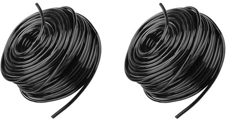 Tuyau D'irrigation de Jardin de 50 M, 2 Pièces, Tuyau de Raccordement goutte, Tuyau D'eau de Jardin de Pelouse pour L'irrigation de Jardin (50 M)