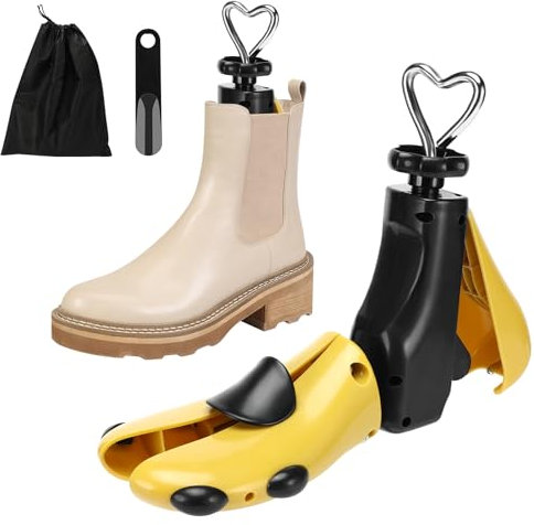 Allarga Scarpe Donna Uomo Tendiscarpe Espansori Scarpe Plastica Regolabile Lunghezza Larghezza Forma Scarpe Tendiscarpe Stivali Per Scarpe In 4 Direzioni Adatto A Vari Tipi Di Scarpe (giallo(40-47))