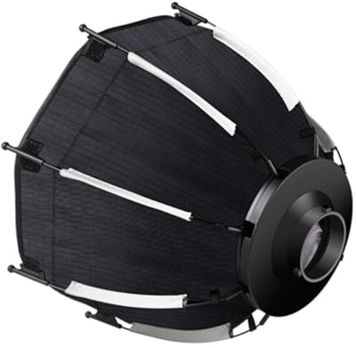 Modificadores de iluminación portátiles de 290 mm octogonal con conector pequeño, modificadores de luz suave octogonal aptos para viajes