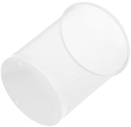 LOLIPPYY Corbeille à Papier Métallique, Ronde à Treillis, Grosse Ouverture, Grosse Capacité, pour Bureau et Maison, Élégante et Simple