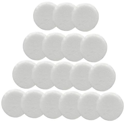CLISPEED 50 Stück Schleifscheiben 15mm Polierpads mit Kleber für Nagelpflege Hornhautentfernung Pediküre Maniküre Zubehör