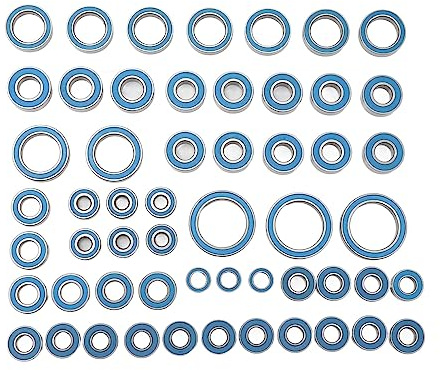 TARSHYRY Rodamientos de Bolas de Metal RC, Rodamiento de Bolas de Acero de Acero Profundo Instalación Fácil Kit de de RC para 1/10 CHRAWLER ACTUALIZACIÓN