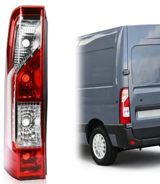 ZEALfix Luz Trasera Izquierdo para Renault Master 3 Opel Movano B Nissan NV400 265550023R Piloto Trasero 93197460 4419378 2655500Q0E Rojo Nuevo Faro Trasero Lado Conductor
