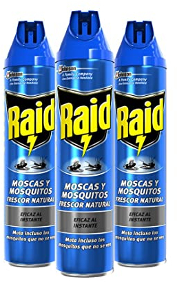 Raid – Mosche E Zanzare – 600 ml – [Confezione da 3]