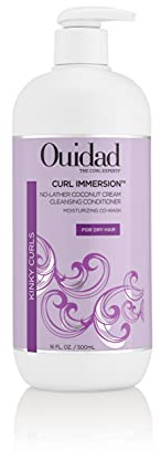 Curl Immersion No-Lather Coconut Cream Cleansing Conditioner by Ouidad for Unisex - 16 oz Conditioner