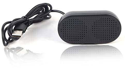 Sutinna Altavoz con Cable, Altavoz USB, Fuente de alimentación integrada Altavoz Doble portátil para PC portátil