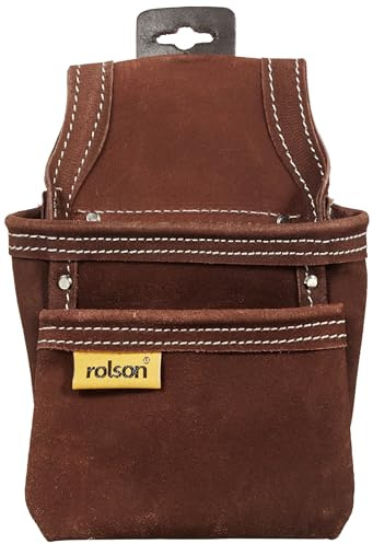 Rolson 68150 Twin Pocket Nageltasche aus Leder