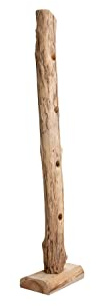 SAM Weinflaschenhalter Laval aus Teakholz, naturbelassen | Flaschenständer aus Massivholz, Weinhalter ca. 40 x 25 x 185 cm