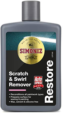 Simoniz Scratch & Swirl Remover Car Scratch Remover, Restore Your Car’s Paintwork With, Essential Car-Cleaning Products Easy & Quick Paint Correction fro High Gloss Finish Safe For All Paintwork 475ml