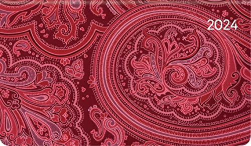 Ladytimer Pad Arabian Pattern 2024 - Taschen-Kalender 15,6x9 cm - Muster - Weekly - 128 Seiten - Notiz-Buch - Alpha Edition