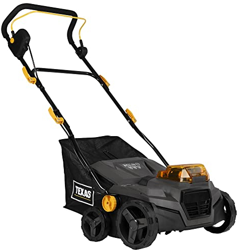 TEXAS MPX 2000 2-in-1 Akku Vertikutierer (Rasenlüfter mit 20 Volt, 36cm Arbeitsbreite, 5-fach Höhenverstellbar, ohne Akku und Ladegerät)
