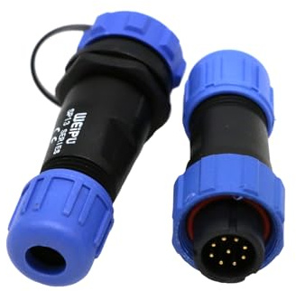 ZBLZGP Weipu SP13 9 Pin Aviazione Circolare Impermeabile Connettore Spina Maschio Sconnessione Rapida Presa Cavo Femmina per Generatore Solare Scoreboard Sistema di Illuminazione Automotive