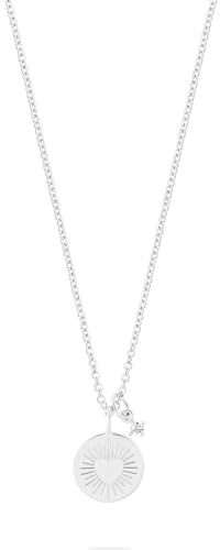 Guido Maria Kretschmer Damen-Kette 925er Silber 1 Diamant One Size, Silber 32025500