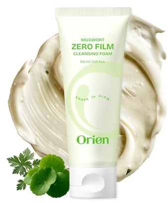Mugwort Zero Film Cleansing Foam, 150ml 157ml Daily Use Blackhead Remover No Clog Pores Double Cleansing for Korean Skin Care