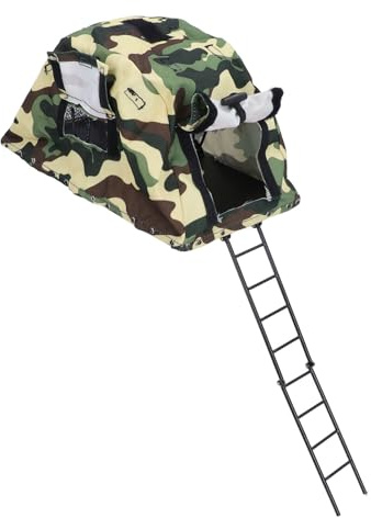 Dilwe RC Simulated Luggage Rack Roof Tent, RC Car Folding Roof Decorative Accessories for 1/8 1/10 Crawler Car SCX10 (Camouflage