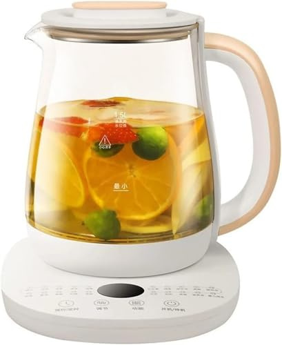Multifunctional 1.8L Electric Kettle, Glass Health Pot with 800W Power, Tea Maker, Stew Pot & Hot Water Dispenser