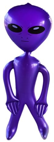 Aufblasbare Alien-Figur | 89,9 cm Halloween Dekorationsartikel | Alien Luftballon Außendekoration,Für Outdoor Indoor Hof Garten Rasen Terrasse Thema Party Feier Veranstaltung