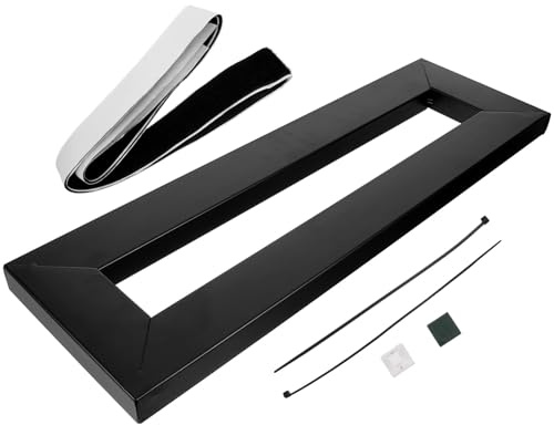 DECORNIJIA Kleines Gitarren Pedalboard aus Langlebigem mit Stabilem Effektpedalhalter und Befestigungsband für Einfache DIY montage Kompatibel mit Verschiedenen Effektgeräten