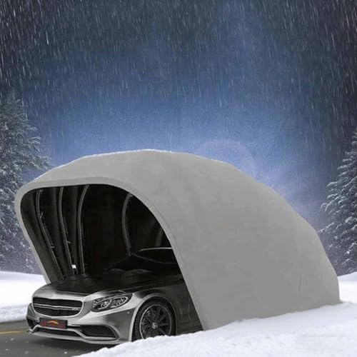 Cochera resistente plegable retráctil con cerradura de combinación, refugio al aire libre para camionetas, acero inoxidable, diseño semiautomático