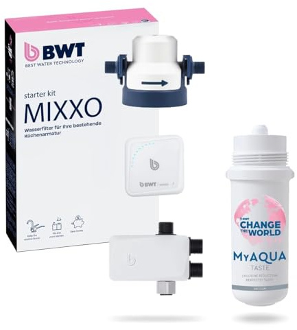 BWT MIXXO TASTE Filtro Agua Bajo Fregadero | Agua Filtrada o No Filtrada con Sensor Táctil | Cartucho Filtrante Incluido