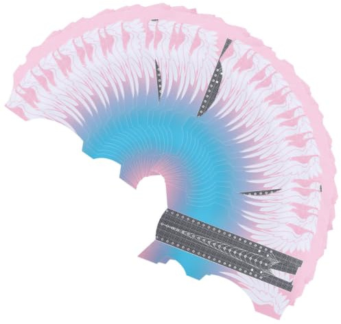 CORHAD Maniküre Zubehör 100pcs Nagelform Schablonen Papier für Nagelkunst Verlängerung Selbstklebend Nagelkunst DIY Tool Geeignet für Nail Art Anfänger und Salon