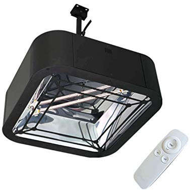 Riscaldatore per patio a infrarossi da 2000 watt con telecomando