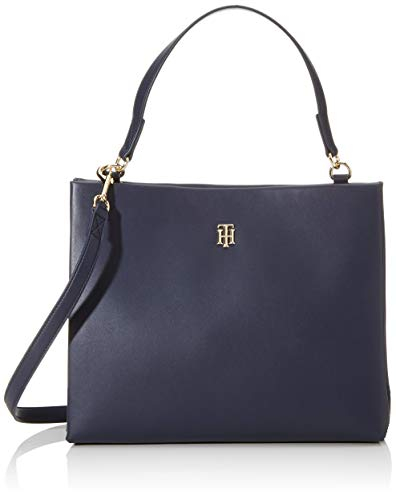 Tommy Hilfiger Damen Th Modern Satchel Tornistertasche Blau (Sky Captain)