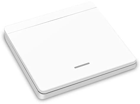 Interruttore della luce wireless, 86 pannello a parete RF interruttore di sicurezza e 10A relè ricevitore controller, on/off per luci fino a 1500 W