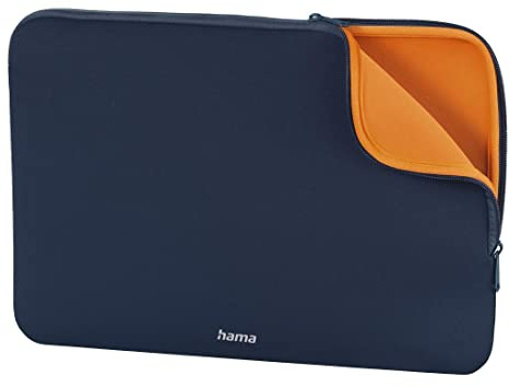 Hama Tasche für Tablet und Notebook bis 15.6 Zoll (Tablettasche, Laptoptasche für Notebook, Tablet, MacBook, Surface bis 15,6 Zoll, Hülle, Case, Laptophülle, Sleeve) blau