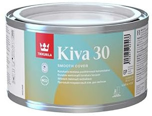 TIKKURILA Kiva 30 - Halbmatter Lack für Holzmöbel, Zierleisten, Türen & Fenster - 0,25 Liter