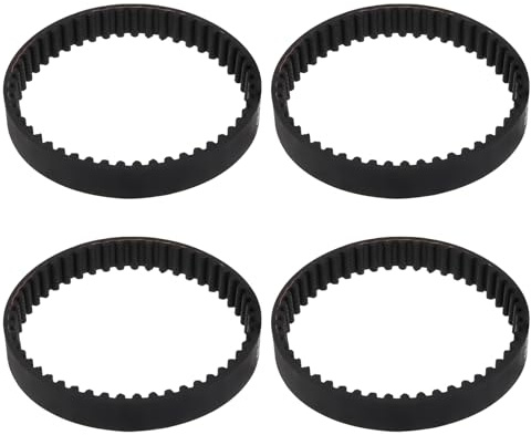 EMSea 4 Stück Staubsauger-Gummi-Antriebsriemen Kompatibel mit Shark NZ801UKT40 NZ801UKT 40 EPH205 Staubsauger-Teile Staubsauger-Zubehör Breite 7 mm Innenumfang ca. 141 mm