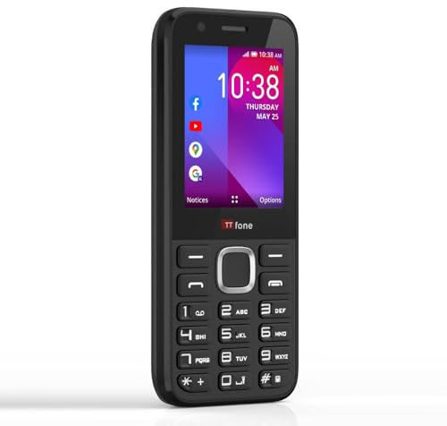 TTfone TT240 Simple Mobile Phone, 2G KaiOS Feature Smartphone
