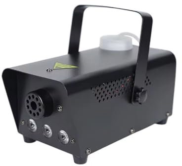 Yasta Macchina del Fumo Portatile 500W con 3 LED RGB Effetto Nebbia e Fumo Finto per DJ, Feste, Party, Palco Con Telecomando Senza Fili Ideale per Halloween, Natale e Luci Discoteca