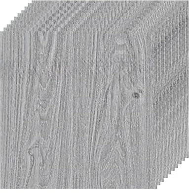 Fudaiki 10 Stück Holzmuster Teppichfliesen Selbstklebend Teppichfliesen Selbstliegend, Teppich Fliesen Teppich Selbstklebend Teppichfliesen Weich Auslegware Teppichboden Grau 30x30cm