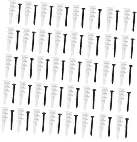 CIYODO 100 Tasselli Per Pareti Cave Ad Alta Resistenza Fissaggio Per Pareti Intercapedine Vite Di Fissaggio Per Cartongesso Parti Di Ferramenta Casa