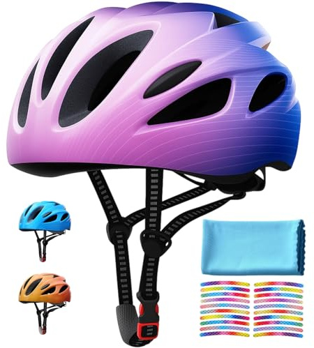Kids Helmet Toddlers Adjustable Bike Helmet for 2-13 Years Old Boys Girls, Lightweight & Breathable, Safety Helmet for Bicycle Scooter Skating Cycling Multi-Sports (Pink)