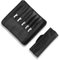AOEVUIR Estuche Enrollable para Cuchillos, Funda de Lona Resistente con 5 Compartimentos, Bolsa Portátil para Cuchillos y Cubiertos, Ideal para Camping y Senderismo, Regalo para Cocineros y Hombres