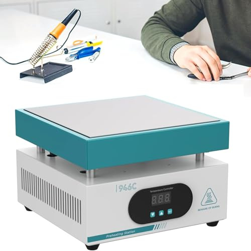 Station de soudure de préchauffage avec contrôle par micro-ordinateur, plaque chauffante électrique pour l'industrie LED Soudure et entretien du substrat en aluminium
